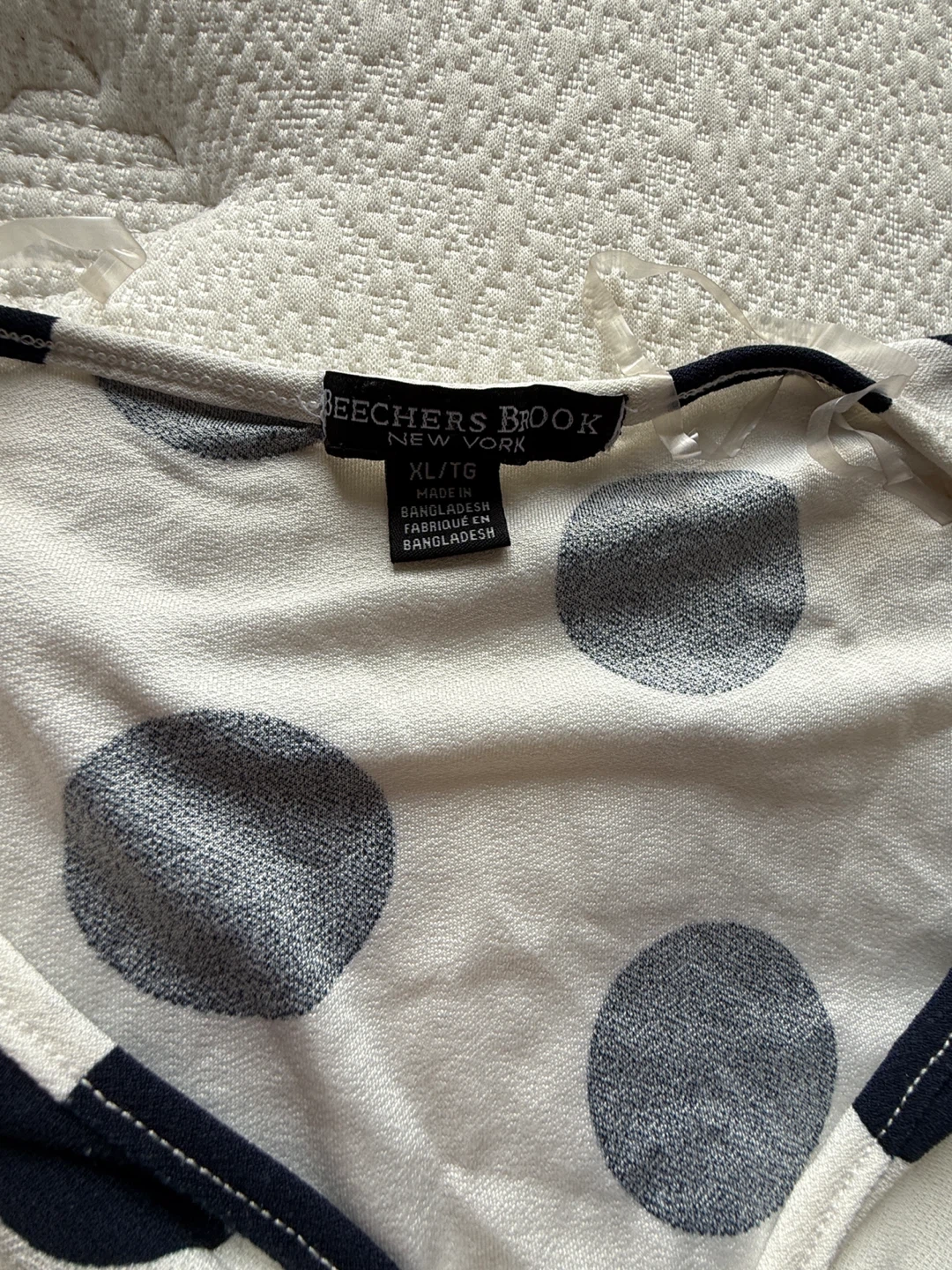 Beechers Brook Polka Dot Wrap Dress XL/TG - photo 2