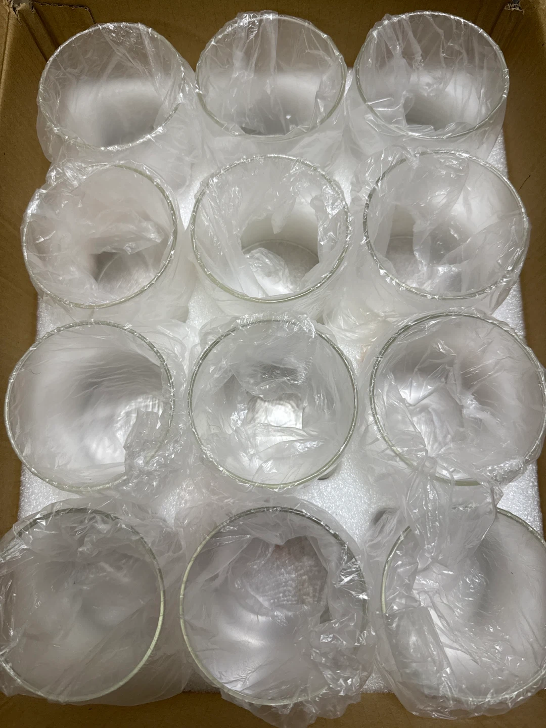 16 Pcs Glass Cylinder Bud Vases for Centerpieces - photo 2