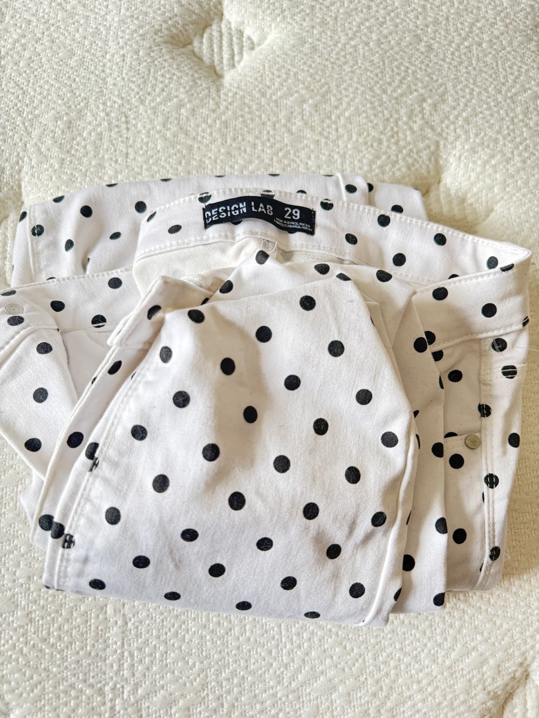 DESIGN LAB Polka Dot Jeans Size 29 - photo 3