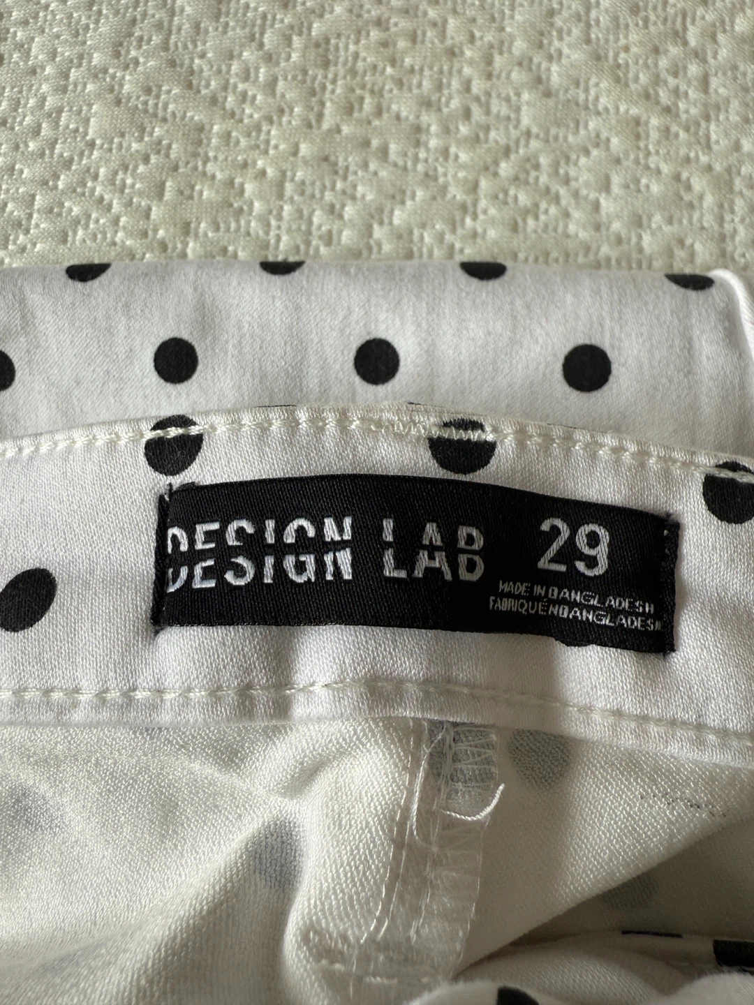 DESIGN LAB Polka Dot Jeans Size 29