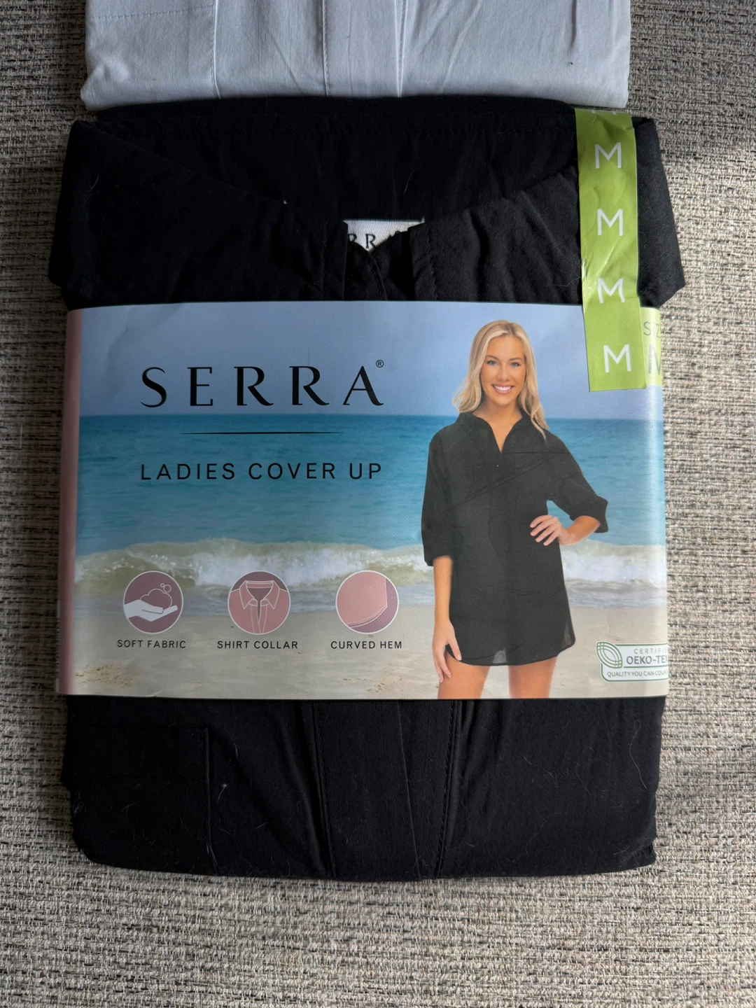 Serra Ladies Cover Up - Size M (White & Black) - photo 2