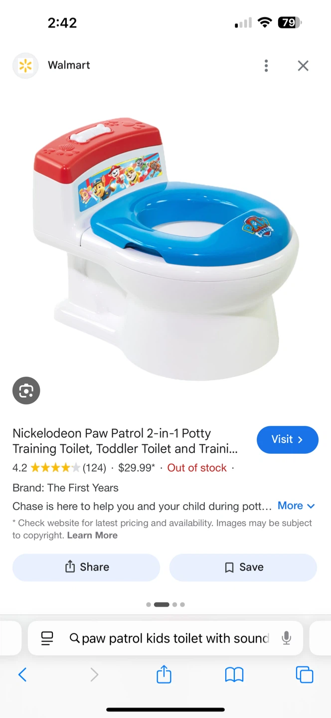 Nickelodeon Paw Patrol 2-in-1 Potty Training Toilet - photo 3