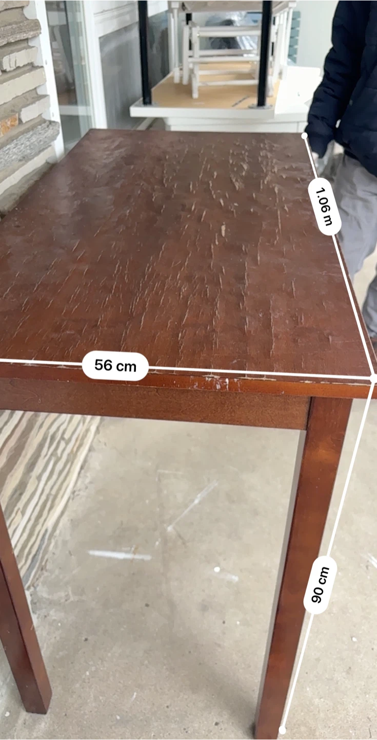 Brown Wood Dining Table - photo 2
