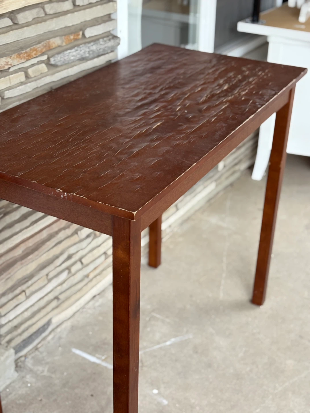 Brown Wood Dining Table - photo 5