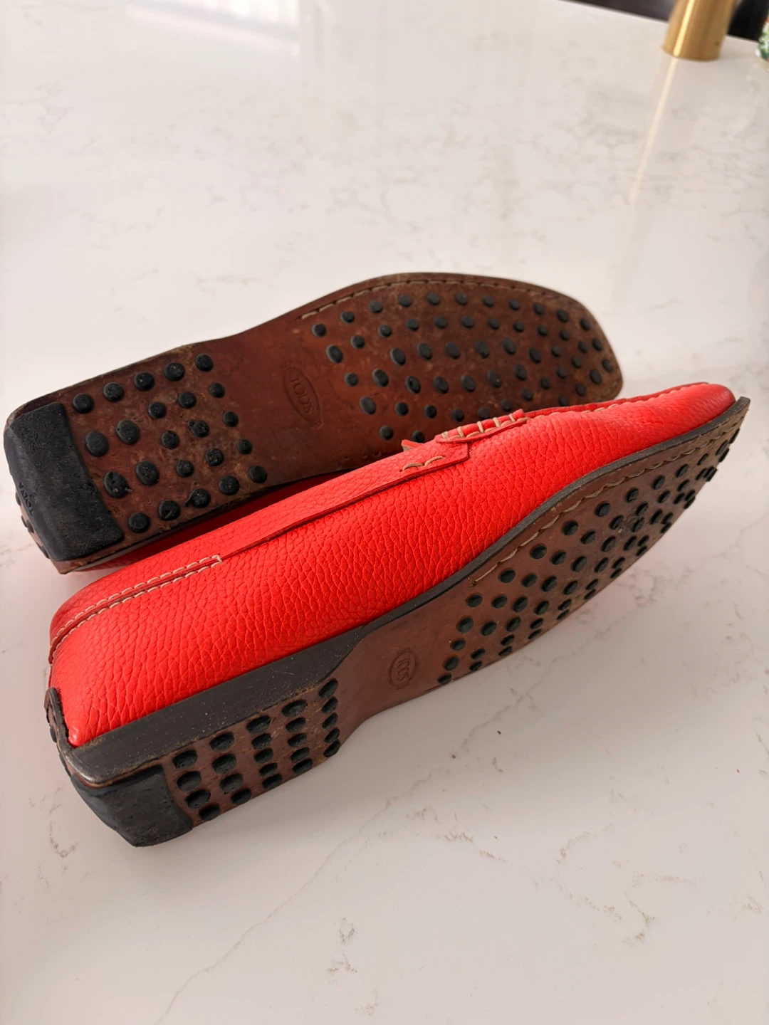 TOD'S Leather Driving Moccasins Women's Size 39 - photo 4