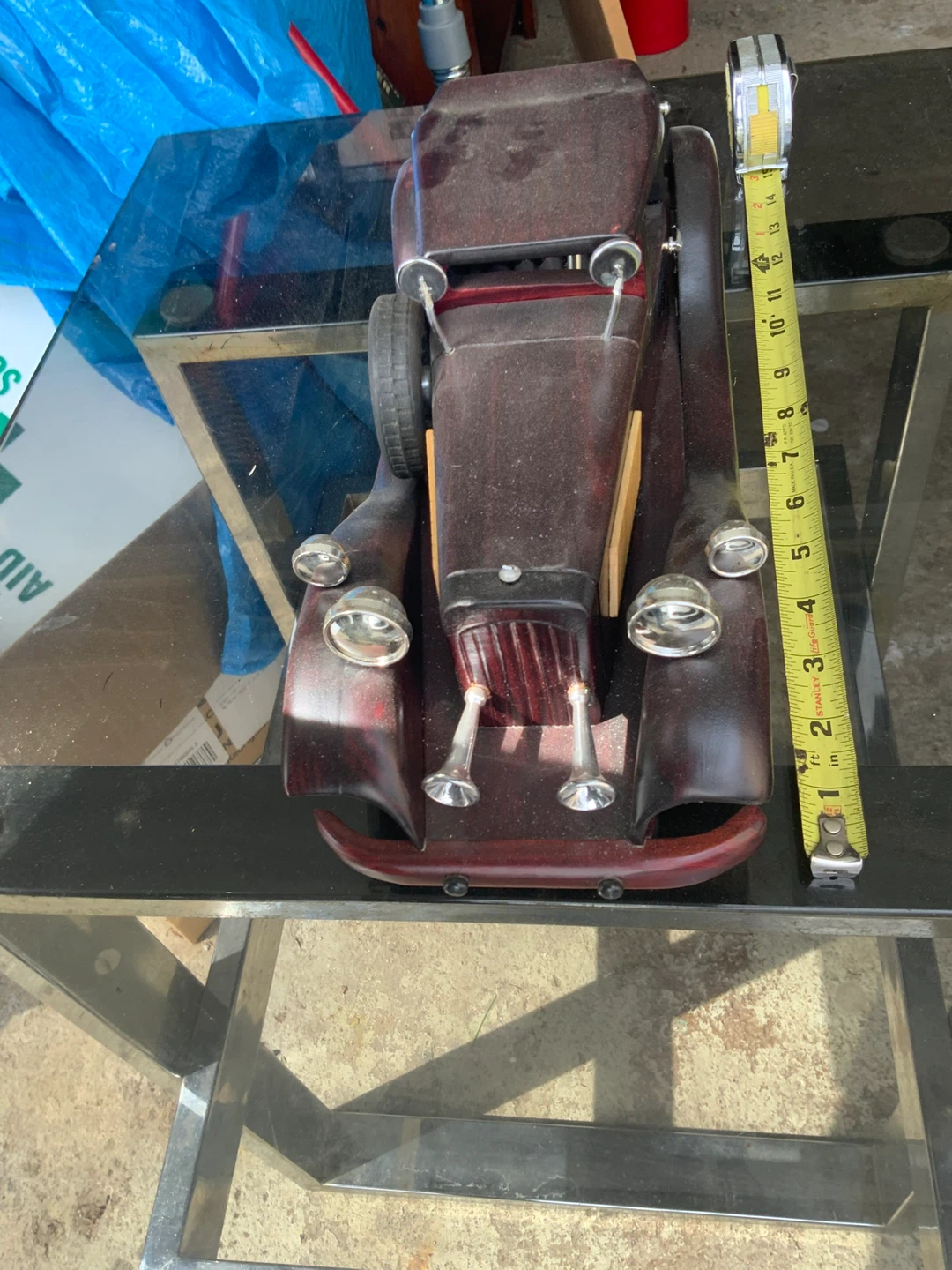 Wooden Vintage Car Model