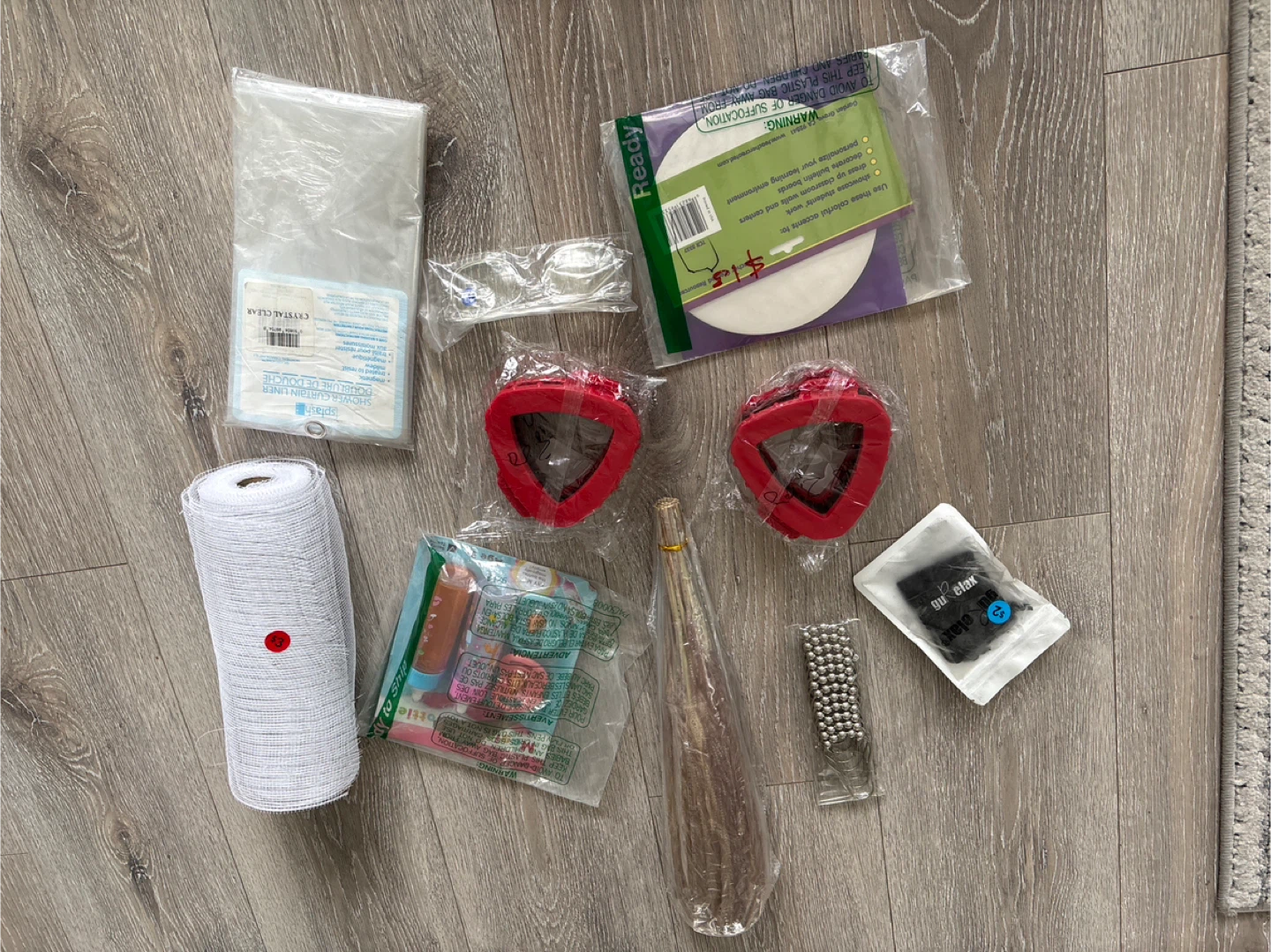 Assorted Crafting and Household Supplies Bundle