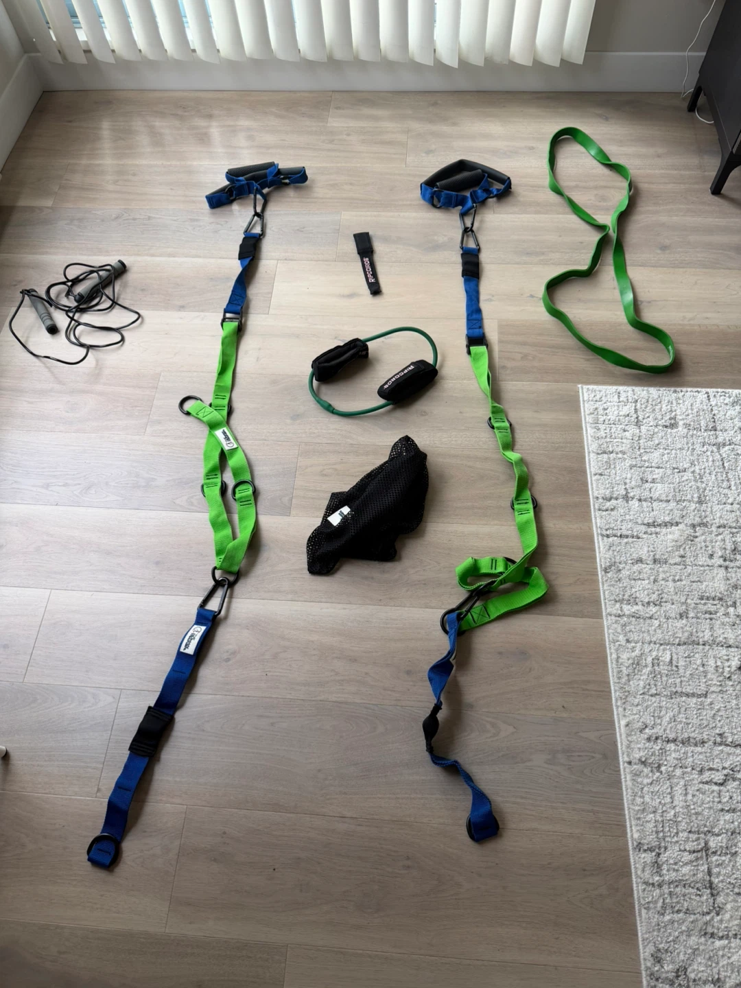 Ripcord Resistance Bands & Jump Rope Set