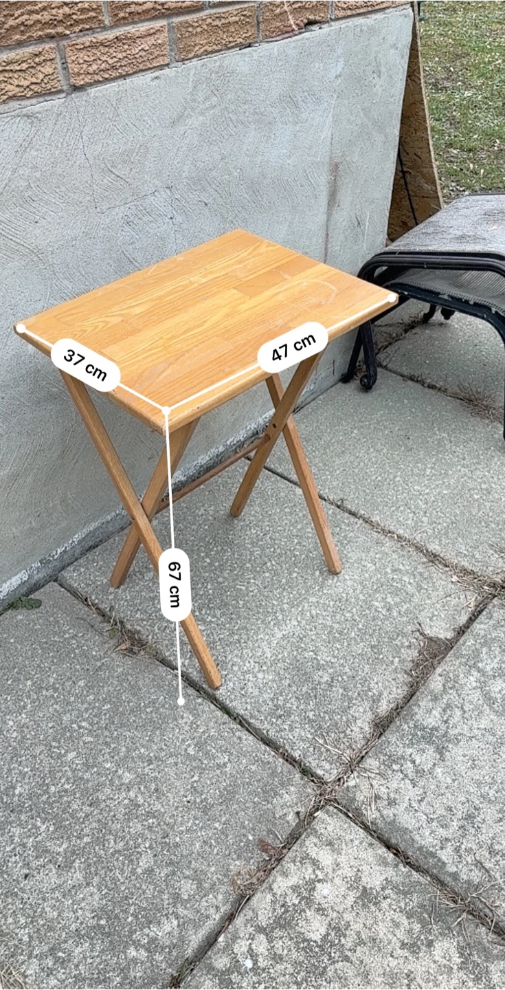 Wooden Folding Table - photo 3