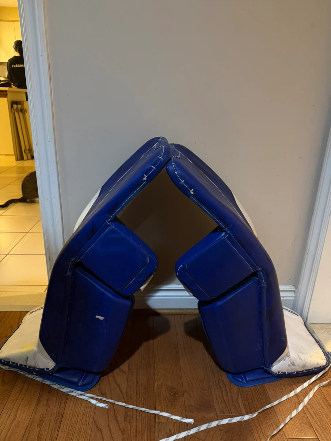 Custom Bauer Supreme Hockey Goalie Leg Pads - photo 2