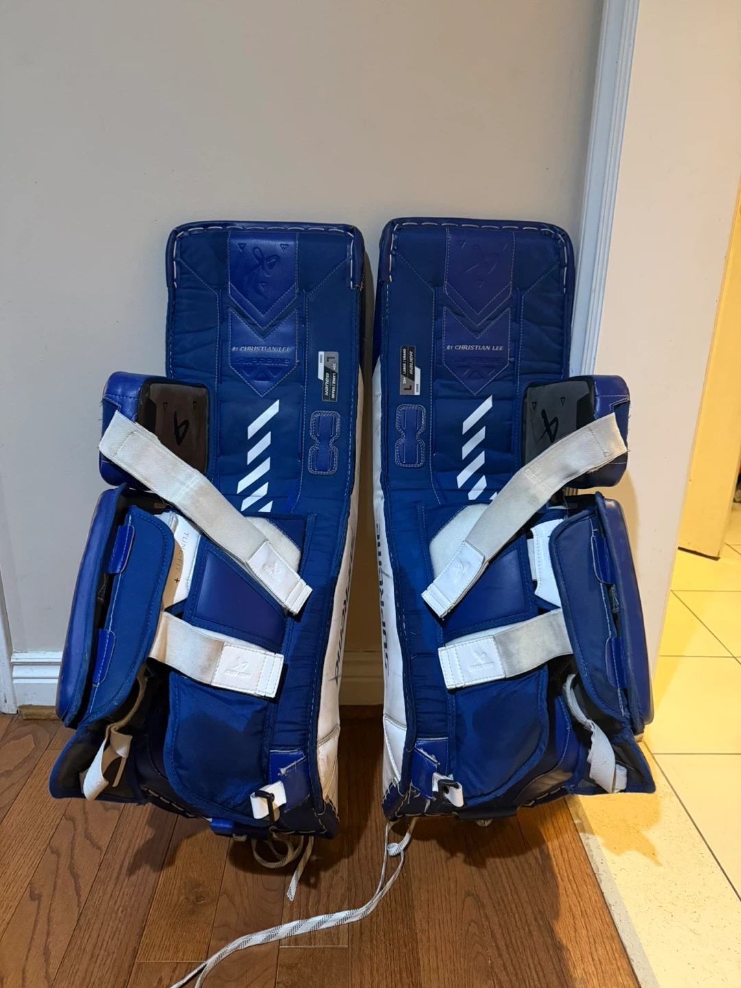 Custom Bauer Supreme Hockey Goalie Leg Pads - photo 4