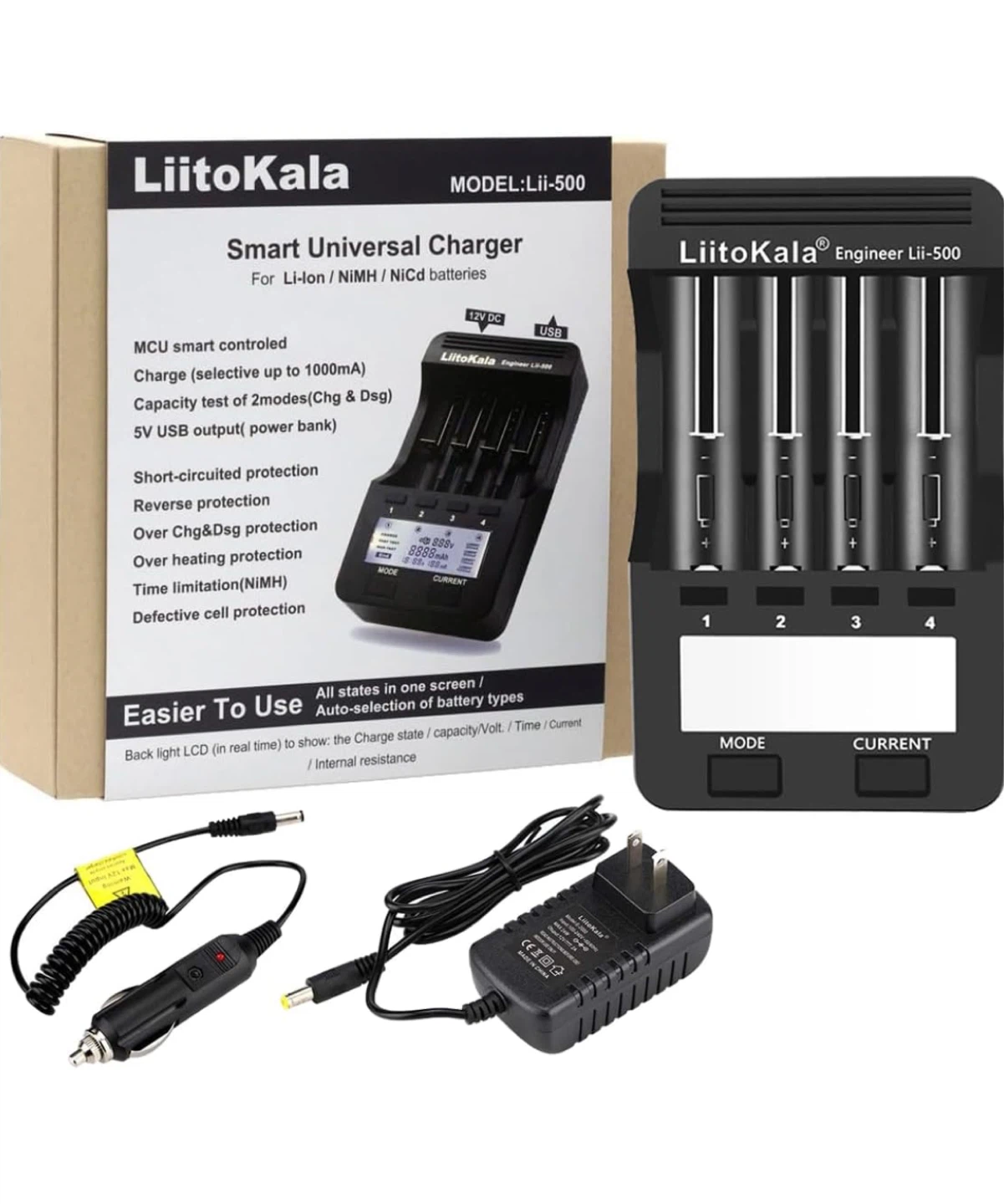 LiitoKala Engineer Lii-500 Intelligent Battery Charger