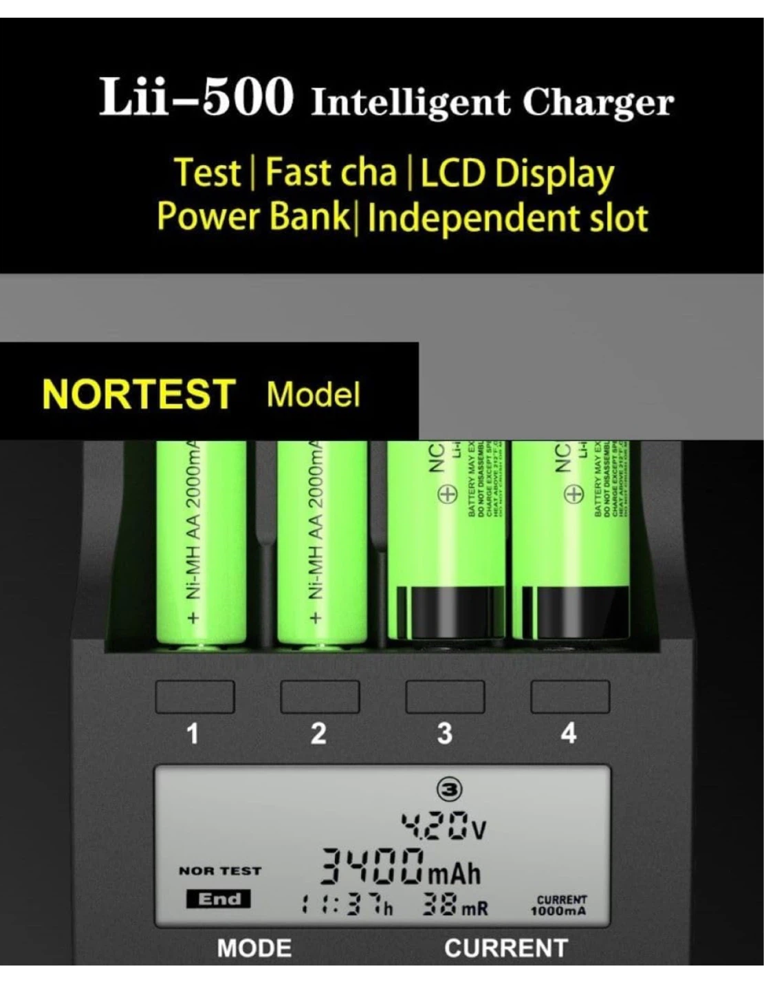 LiitoKala Engineer Lii-500 Intelligent Battery Charger - photo 5