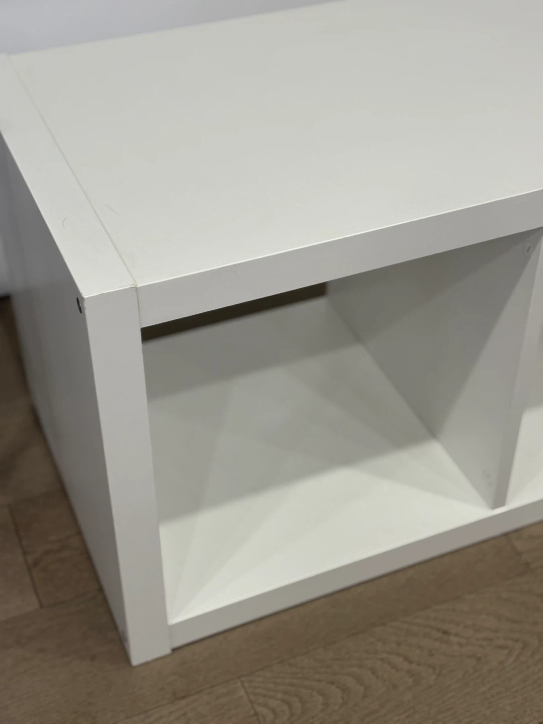 White 4-Cube Storage Bench - tv stand - photo 5