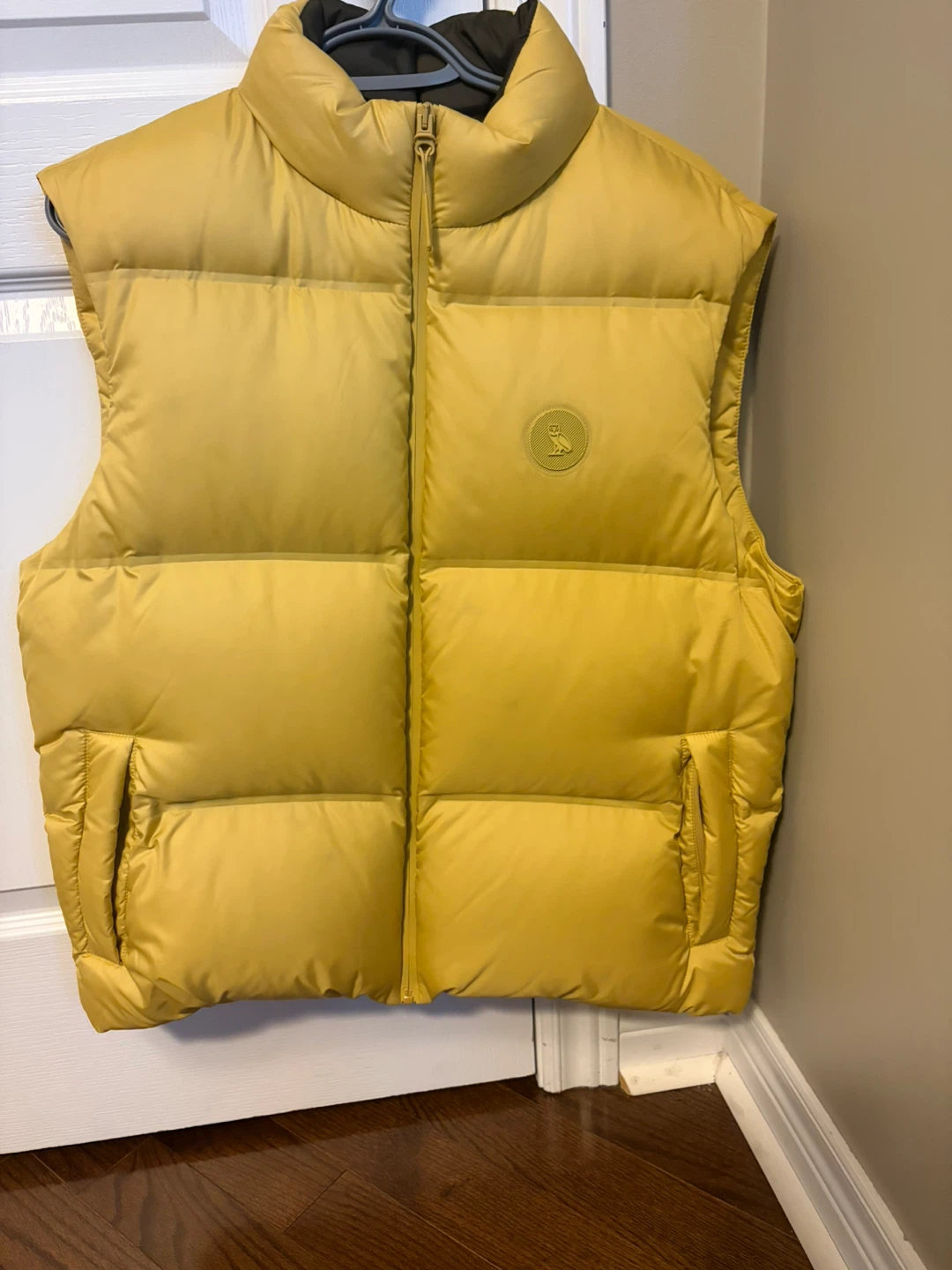 October's Very Own OVO Bounce Down Puffer Vest Amber Yellow