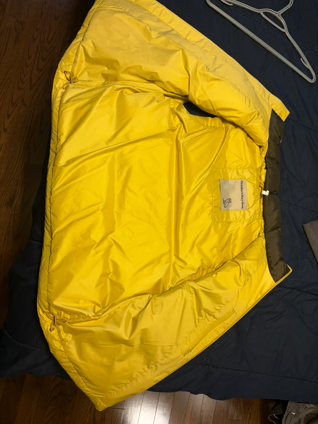 October's Very Own OVO Bounce Down Puffer Vest Amber Yellow - photo 3