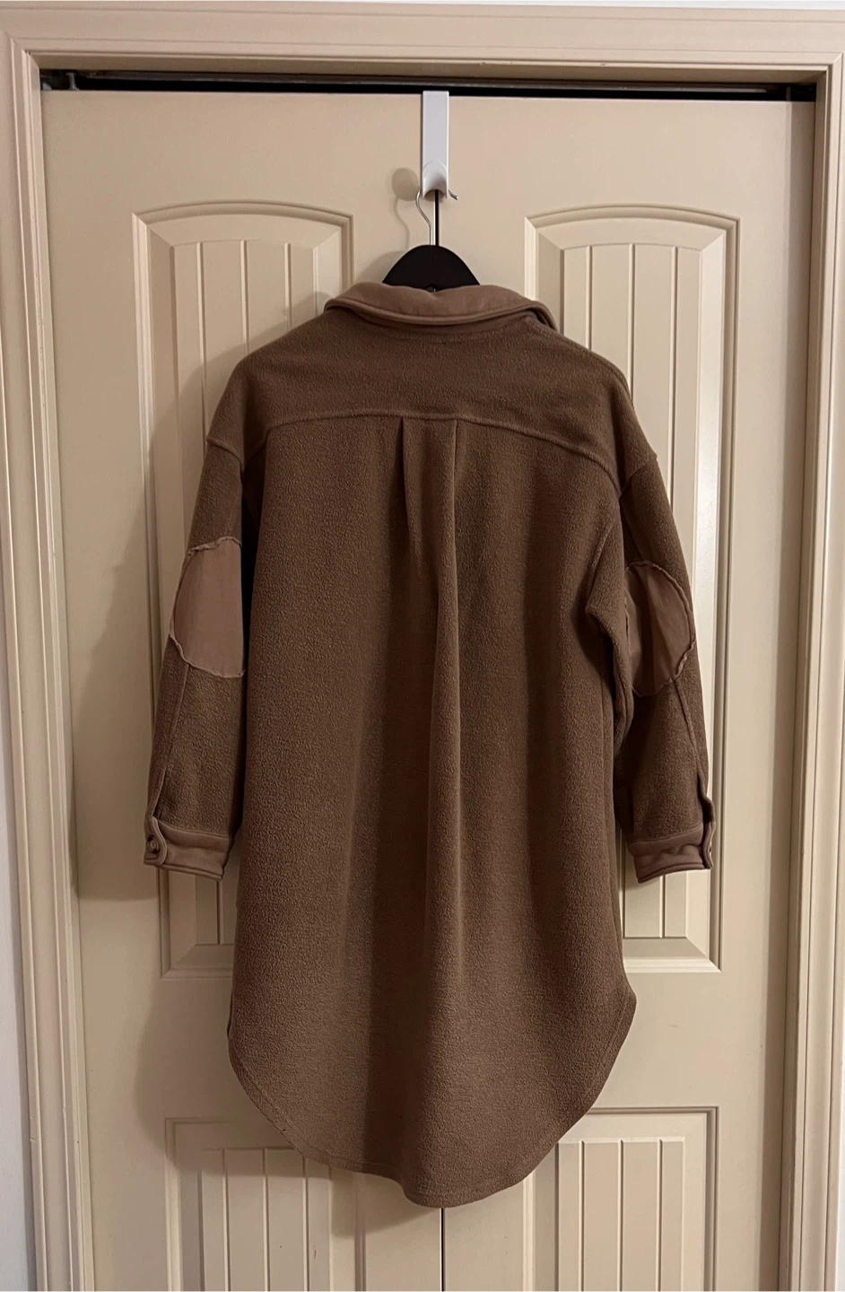 Brown fleece Jacket (oversized) – size small 🤎 - photo 2
