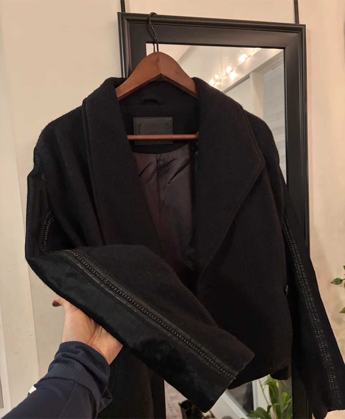 Line Black Wool Blend Jacket S - photo 2