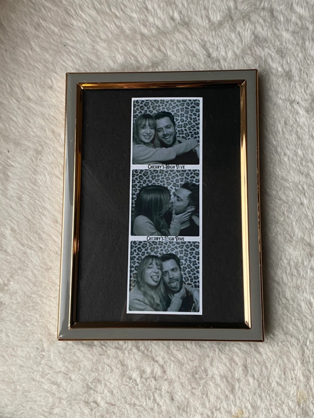 Grey and Gold Frame