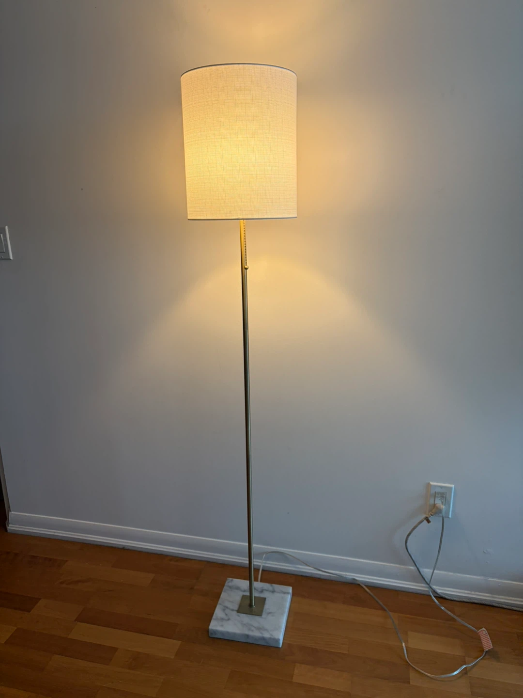 Floor Lamp with Marble Base - photo 2