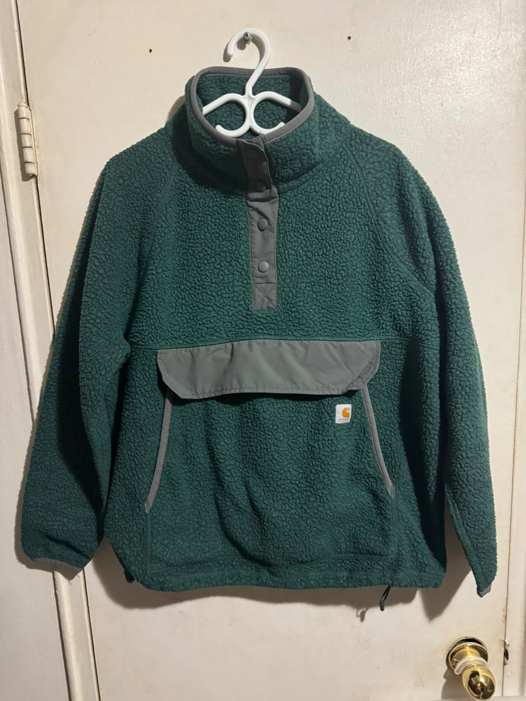 Carhartt Women's 1X Green Fleece Pullover