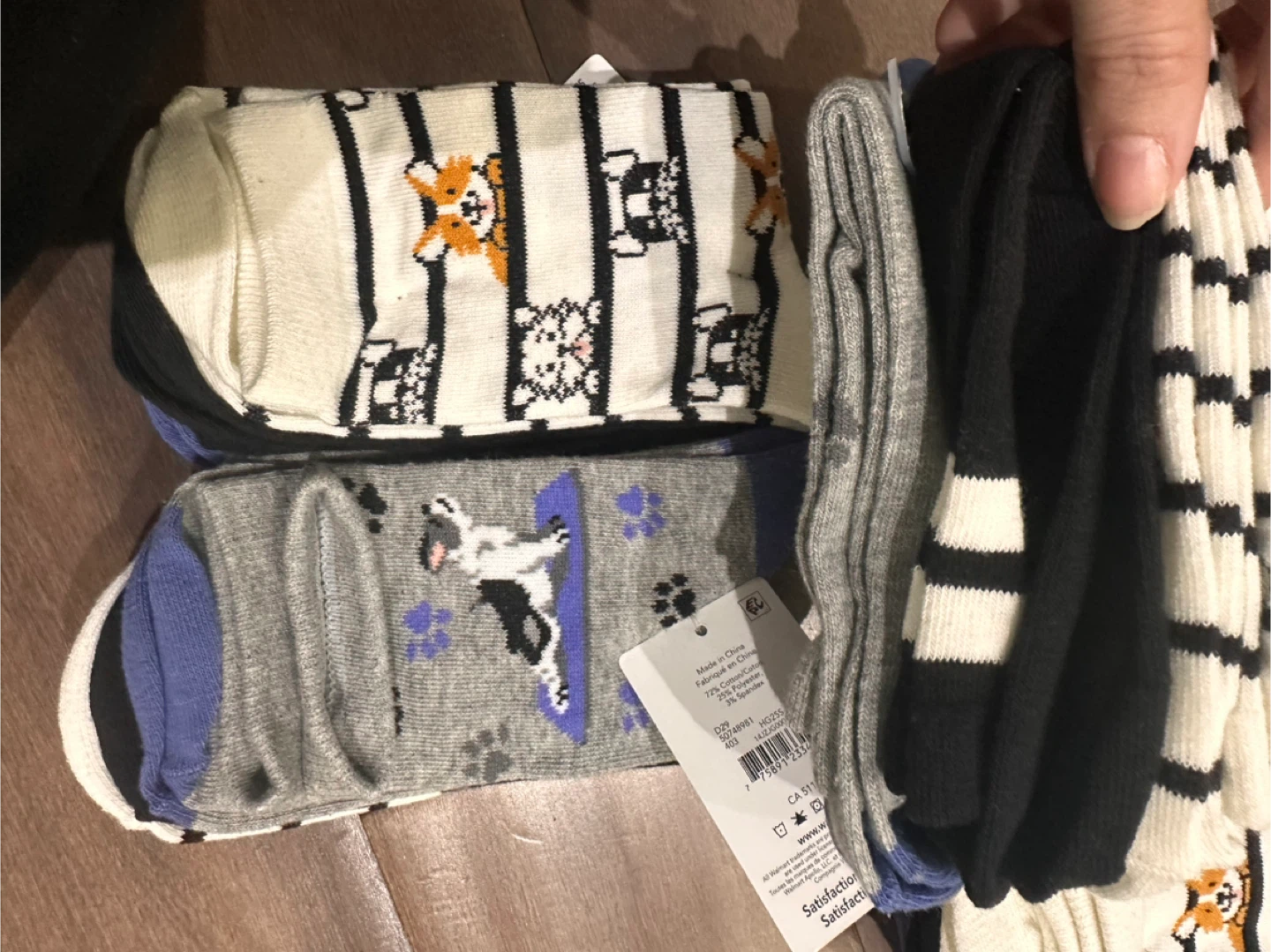 Assorted Women's Crew Socks - 5 Pairs - photo 4