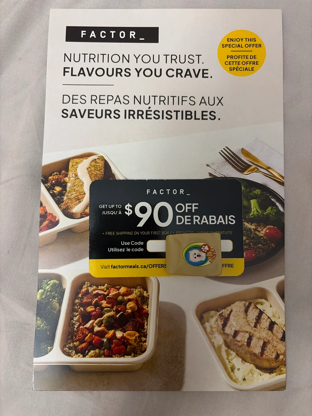 Free Factor $90 off Coupon