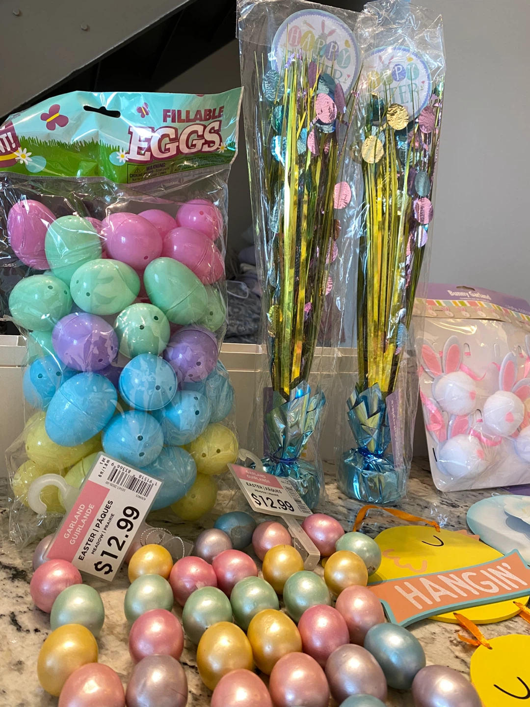 Last min deal, Easter Basket Decorations Eggs, Bunny, Chick - photo 2