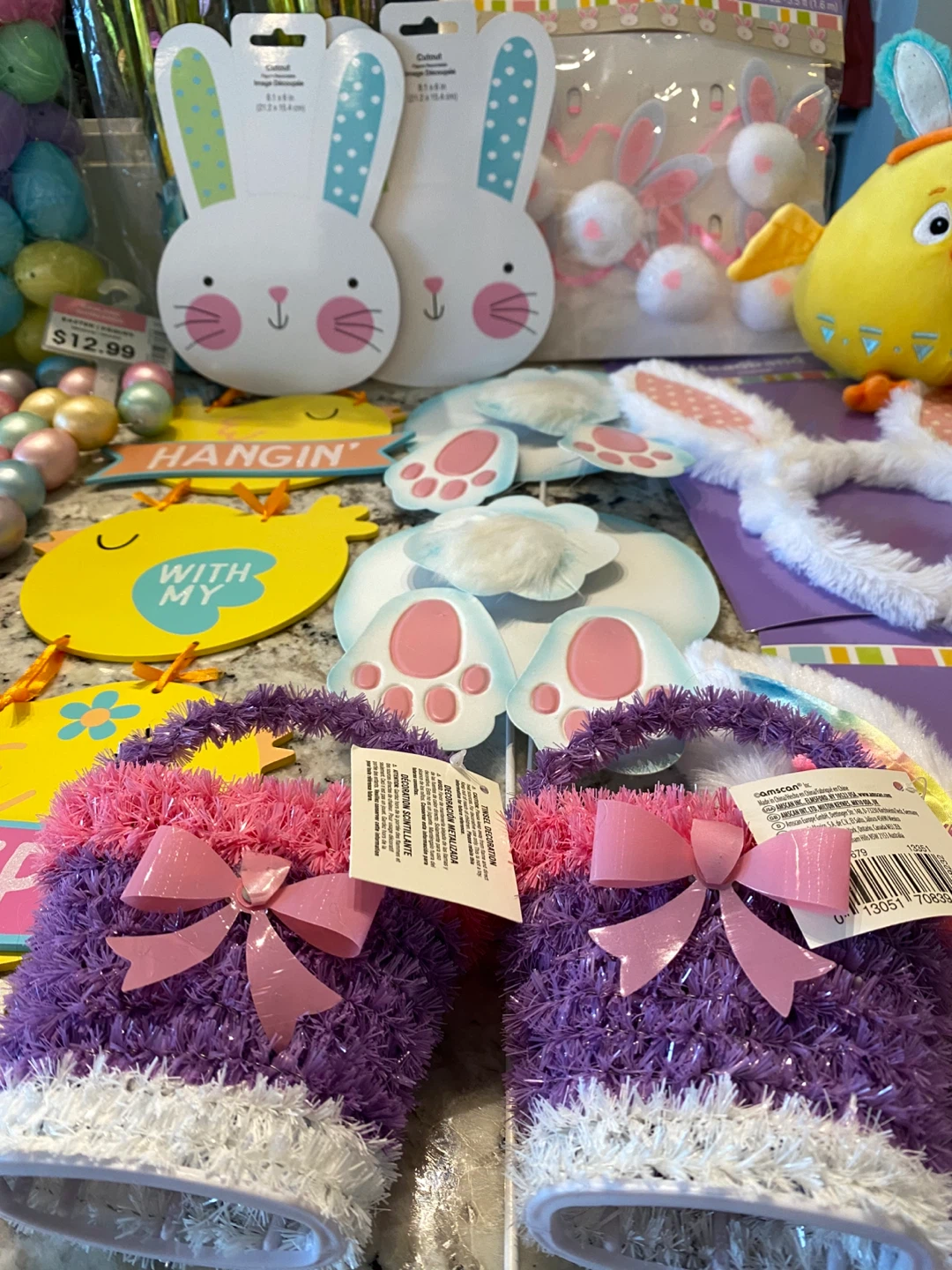 Last min deal, Easter Basket Decorations Eggs, Bunny, Chick - photo 3