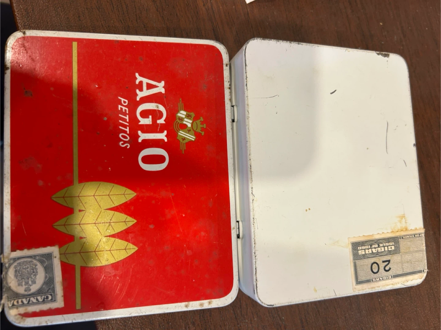 AGIO Petitios Cigars Tin - Issue of 1960 - photo 3