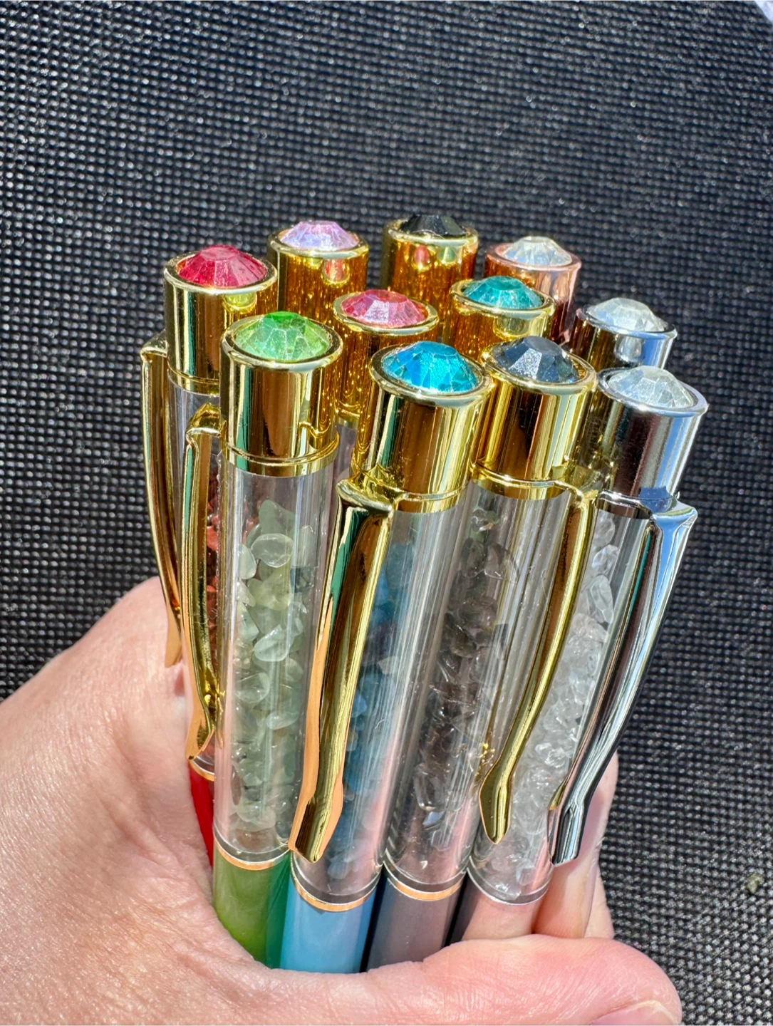 Natural Crystal Gemstone Pens - photo 5