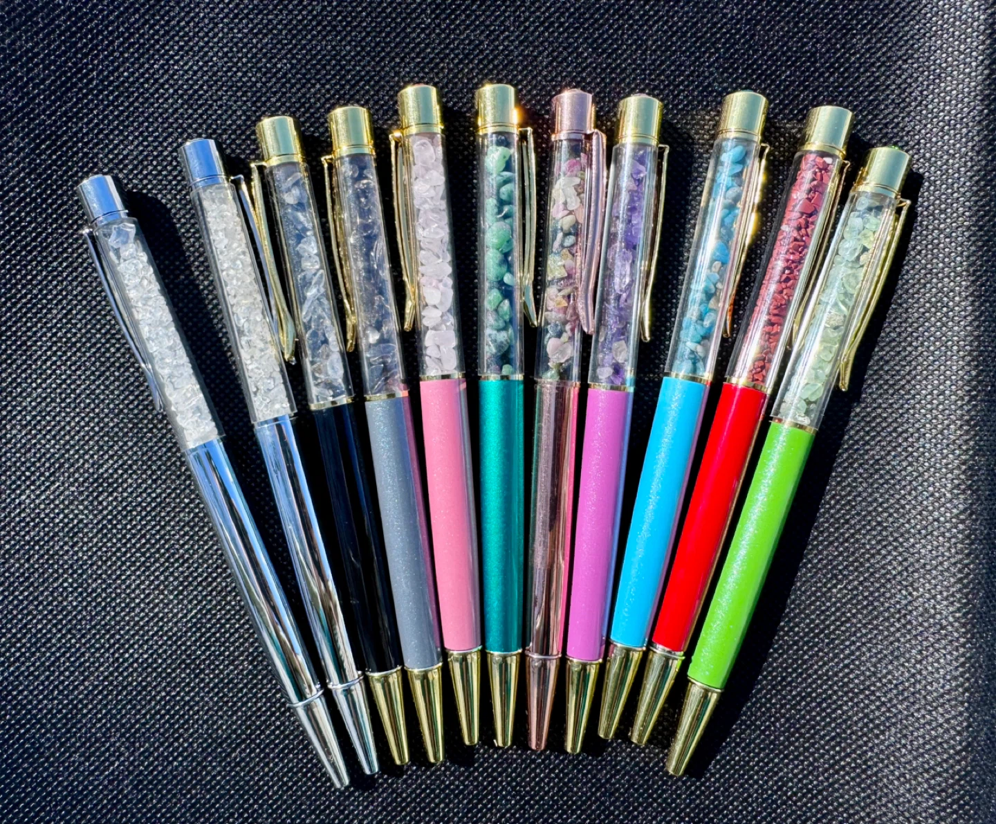 Natural Crystal Gemstone Pens