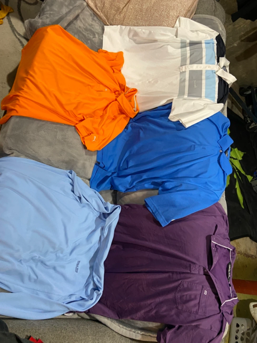 Puma, Tommy Hilfiger, and Greg Norman Golf Shirts