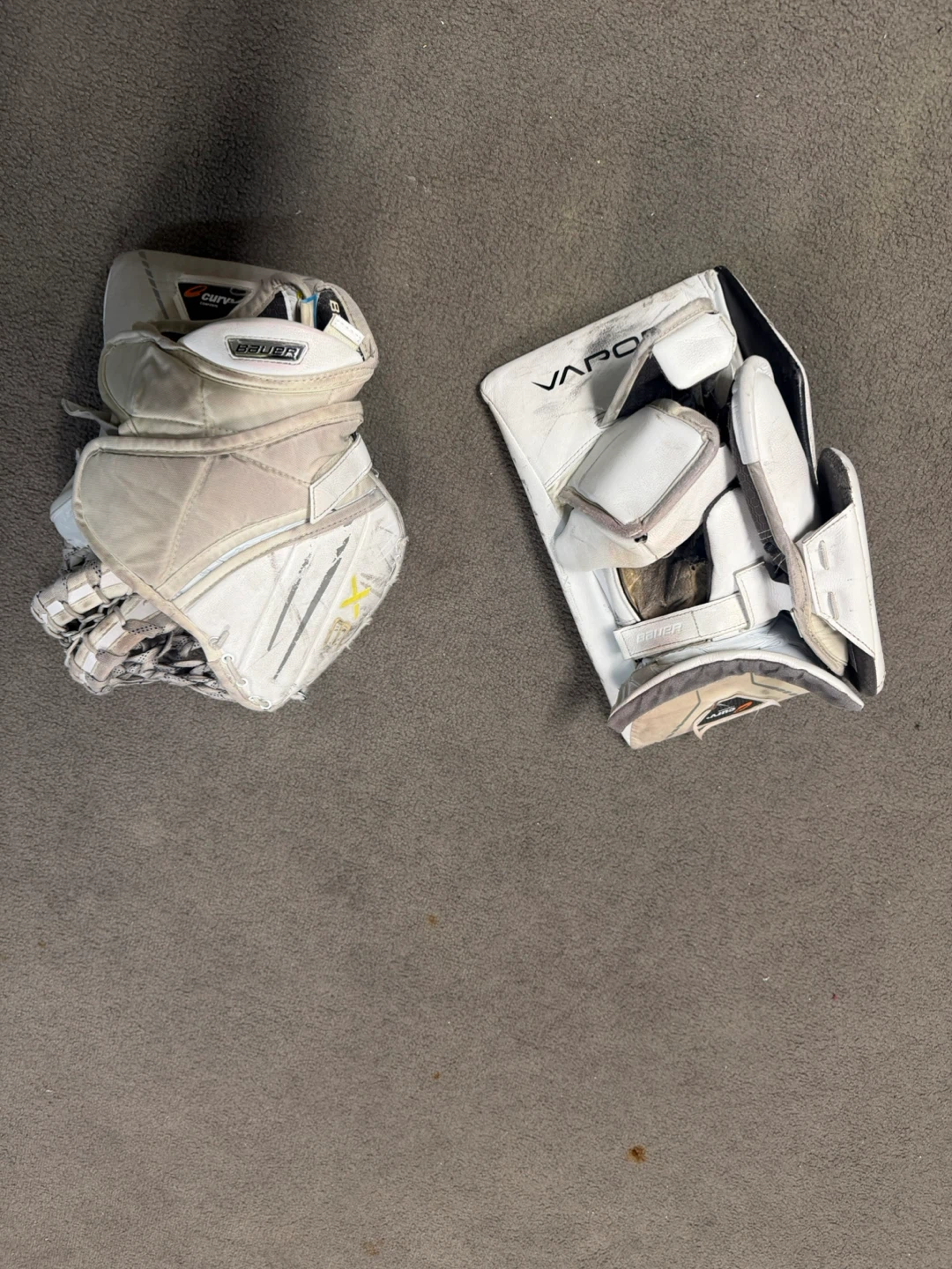 Bauer Vapor Goalie Catch & Blocker Gloves - photo 2