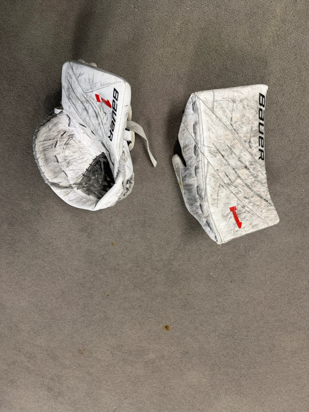 Bauer Vapor Goalie Catch & Blocker Gloves