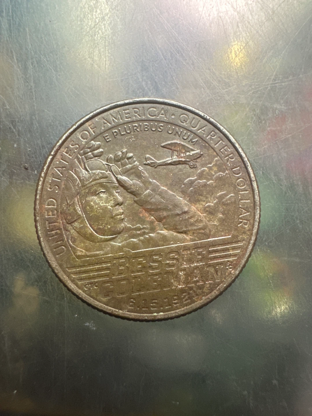 United States Quarter Dollar Bessie Coleman 2023 - photo 2