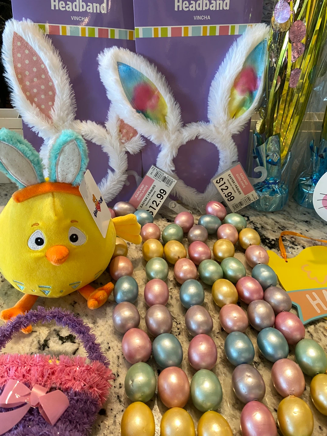 Last min deal! Easter Basket Decorations Bunny, Eggs, Chicky - photo 2