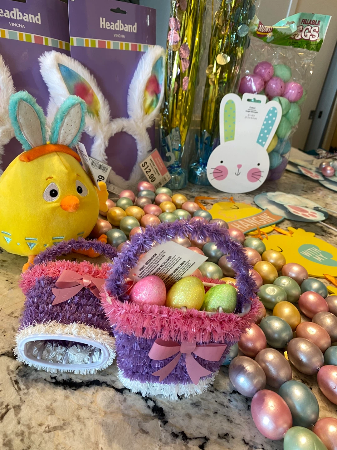 Last min deal! Easter Basket Decorations Bunny, Eggs, Chicky - photo 5