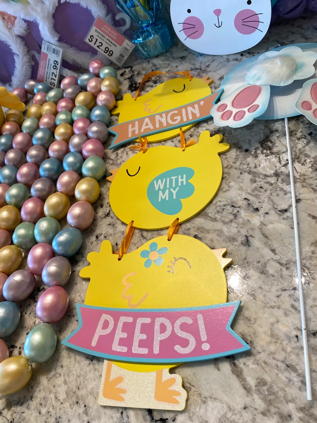 Last min deal! Easter Basket Decorations Bunny, Eggs, Chicky - photo 4