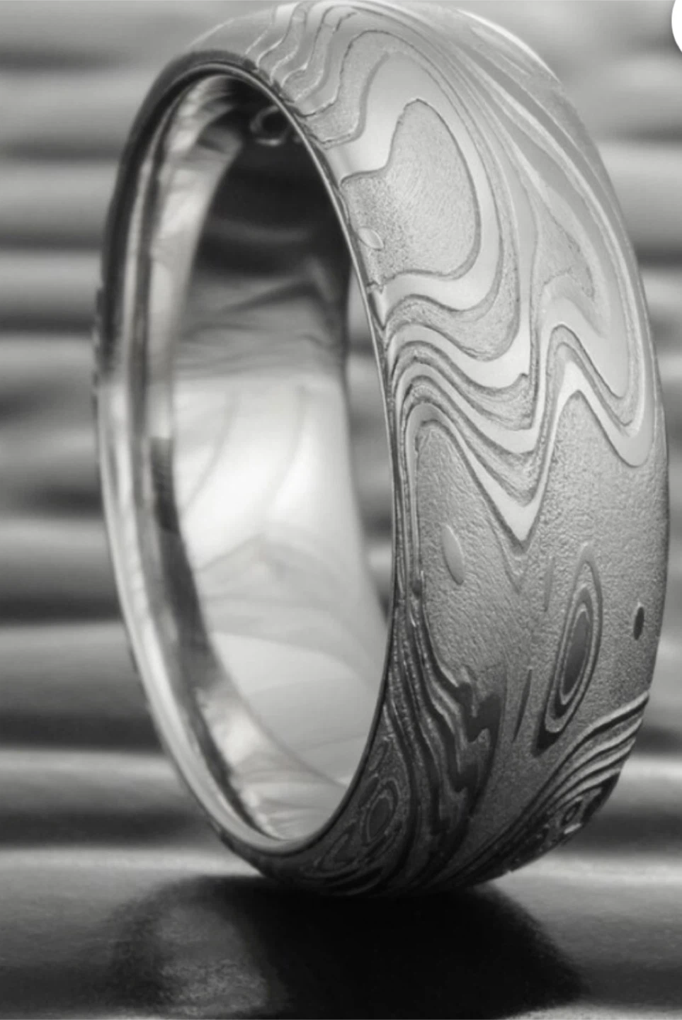 Men's Damascus Steel Ring