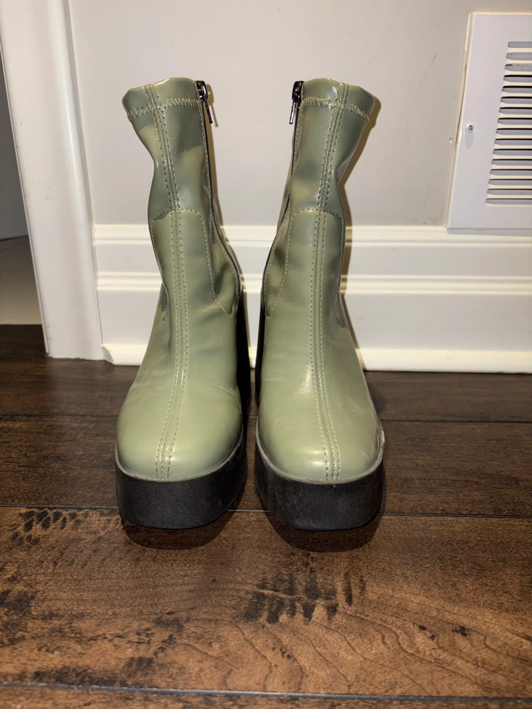 Light Green Platform Boots - photo 4