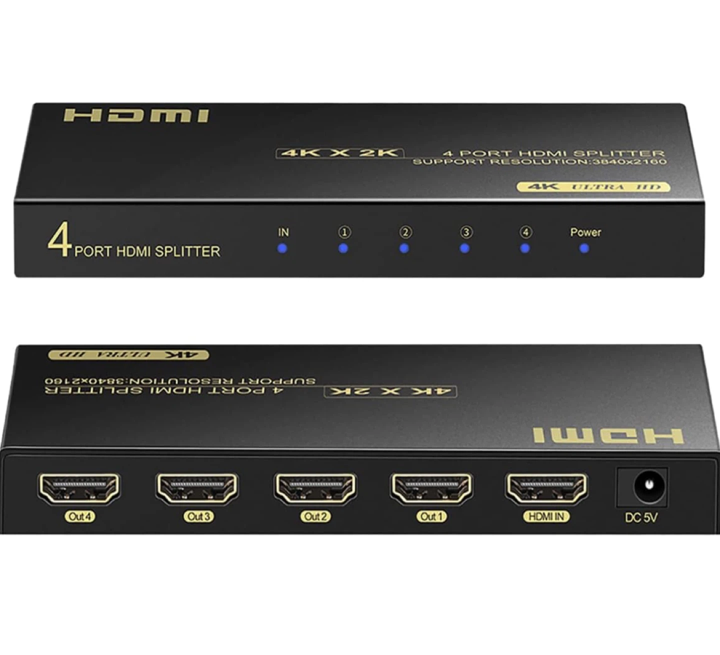 4 Port HDMI Splitter 4K x 2K