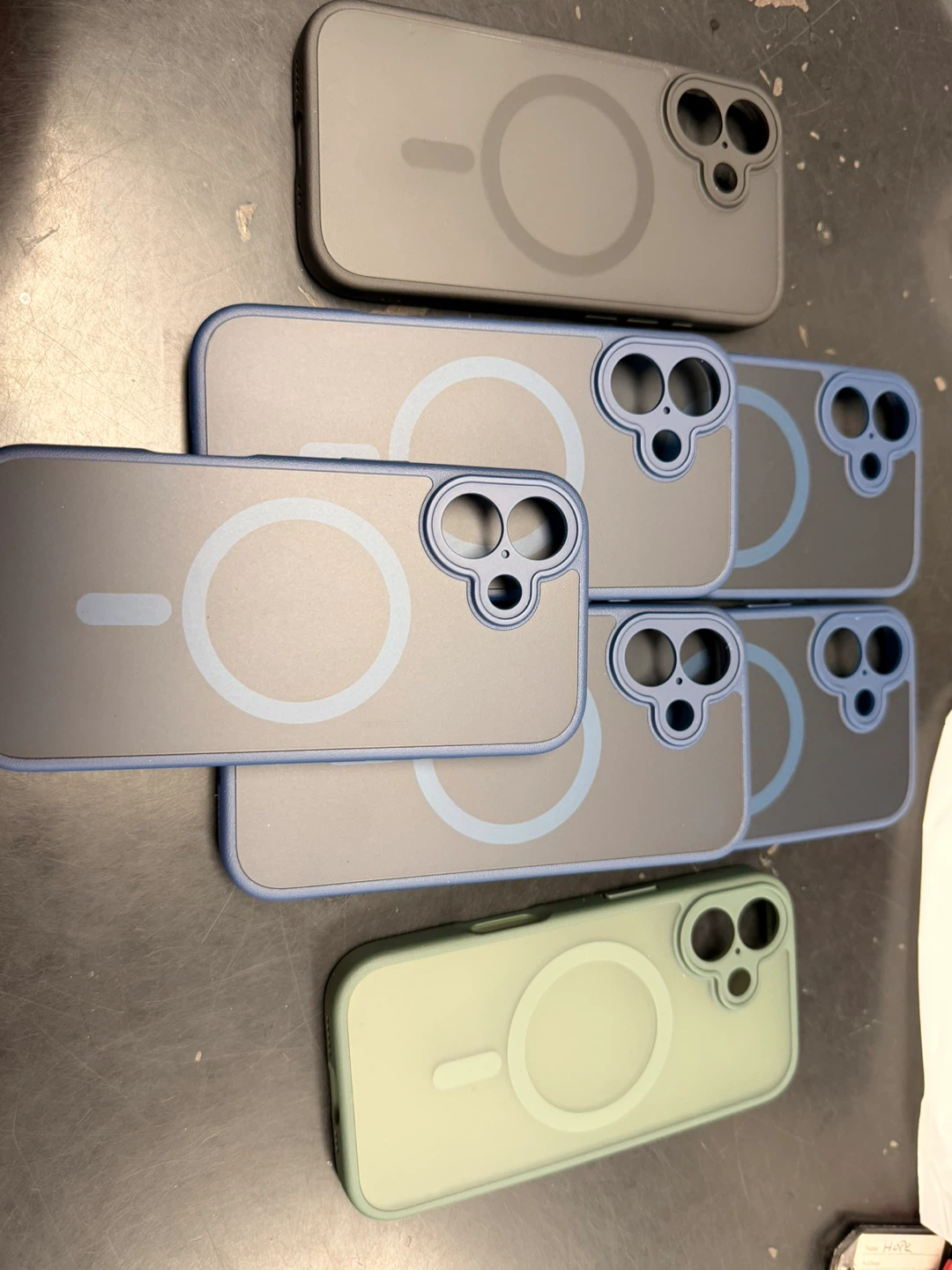 iPhone 17 Cases – Navy, Black & Green (MagSafe, New)