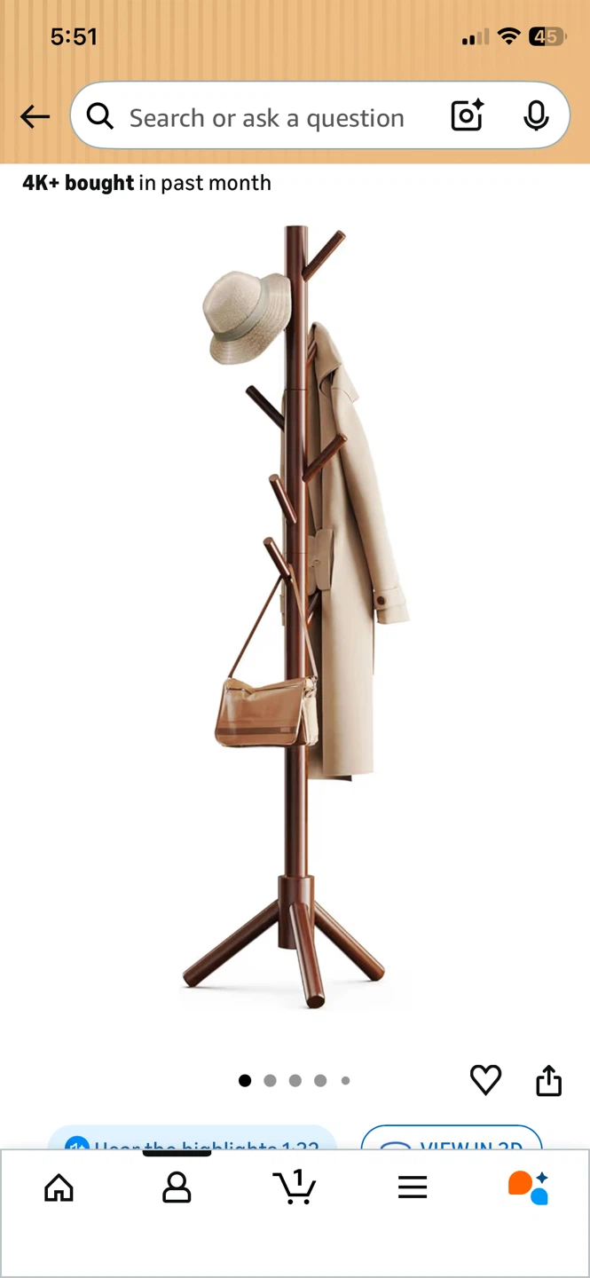 Wooden Coat Hanger