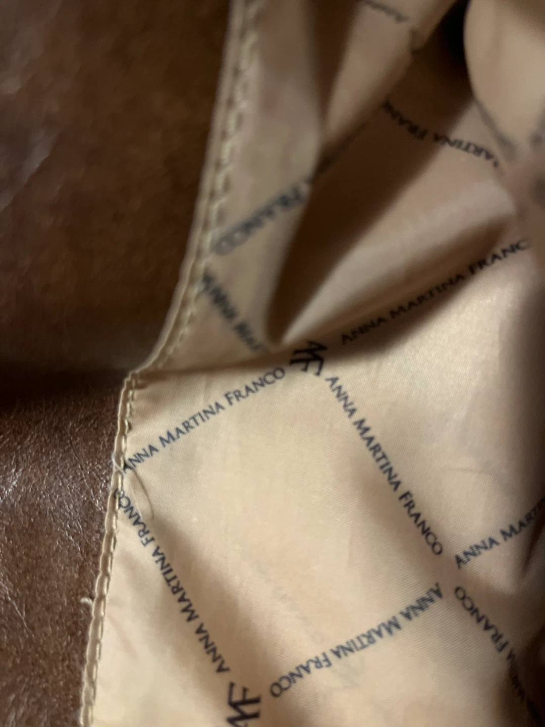 Anna Martina Franco Brown Crossbody Bag - photo 4