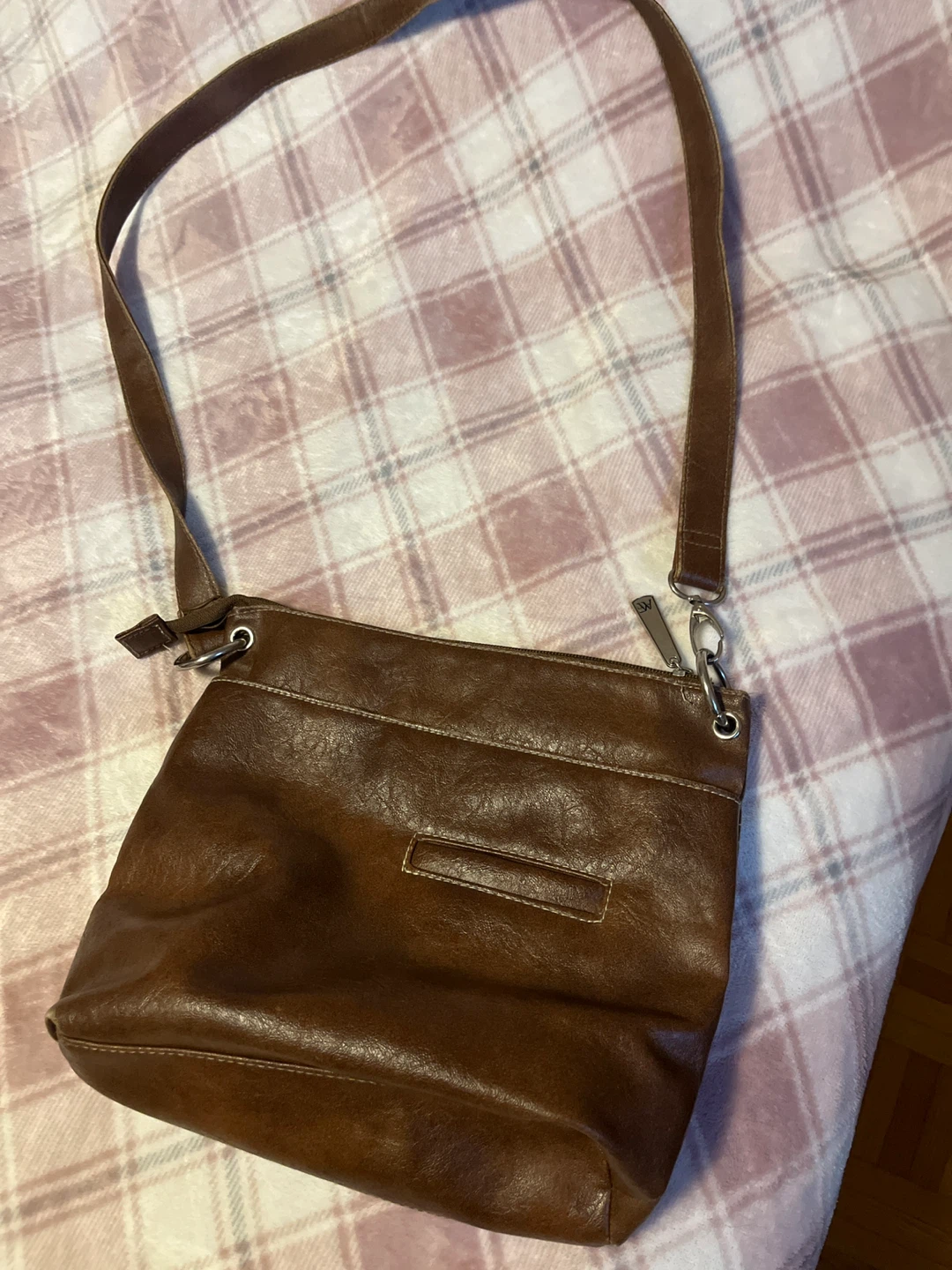 Anna Martina Franco Brown Crossbody Bag