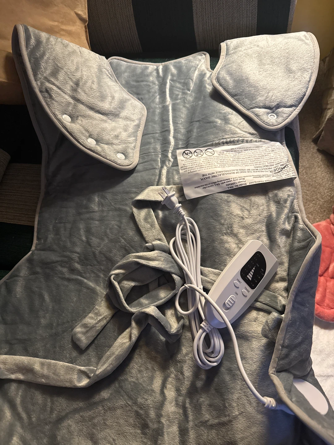 Large Heating Pad for Back and Shoulders