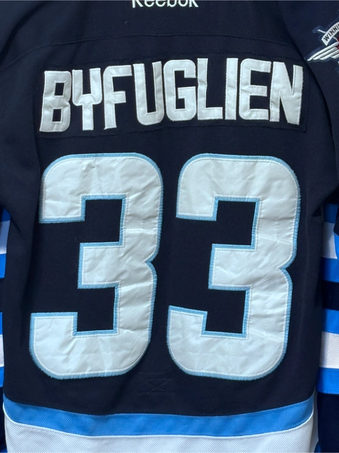 🥕Vintage Reebok Winnipeg Jets Byfuglien #33 Hockey Jersey - photo 5