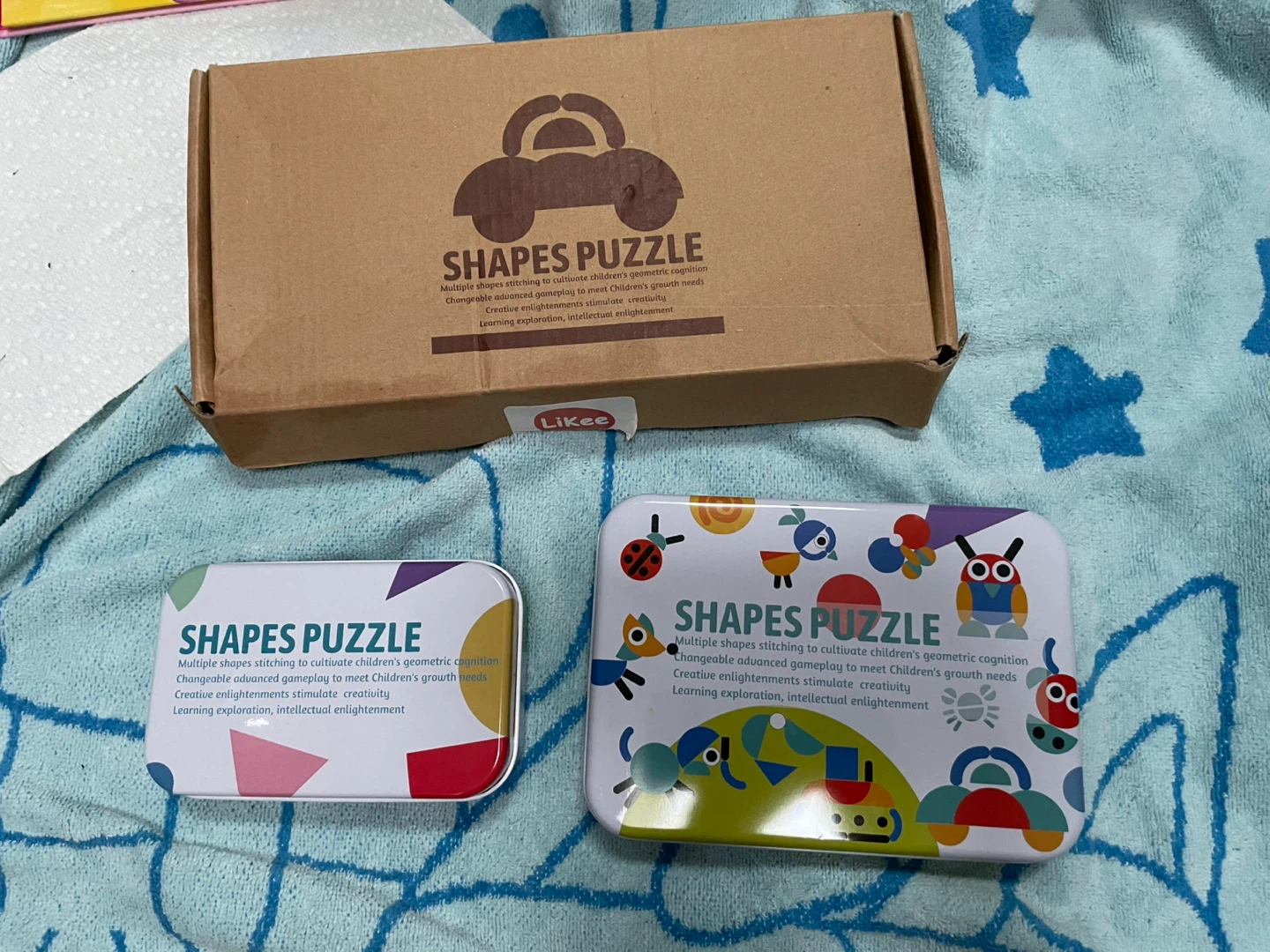 Shapes Puzzle Tin Set - photo 2