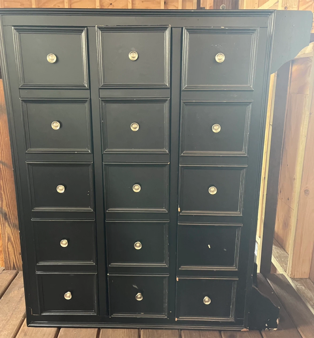Dark Brown 3 -Drawer Dresser Chest - photo 2
